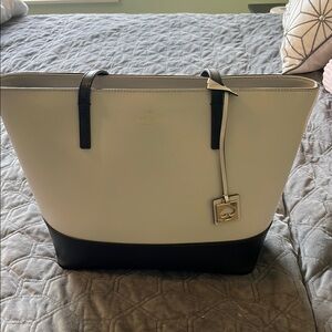 Kate Spade Black and White Tote Bag